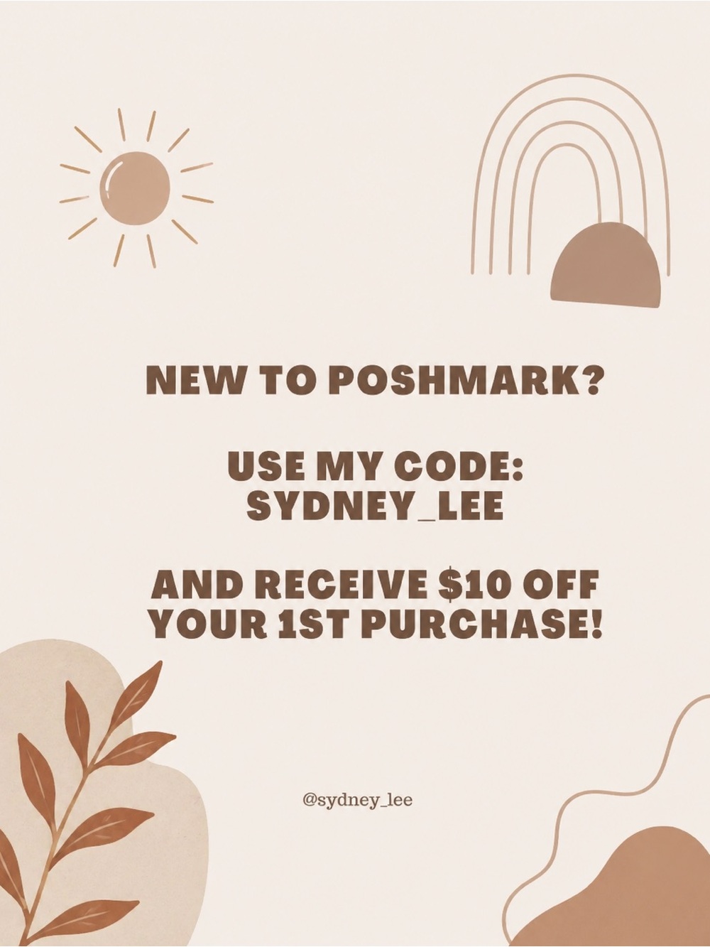 NEW TO POSHMARK?